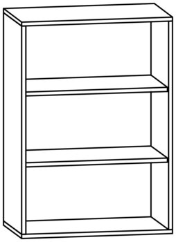 Produktbild von PROLINE Regalschrank, B 70,1 x H 100 x T 40 cm, PG1