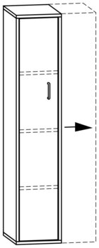 Produktbild von PROLINE Ausgleichs-Türschrank, B 30 - 53 x H 150 x T 40 cm, PG1