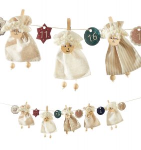 Adventskalender Schäfchen Basteltipp