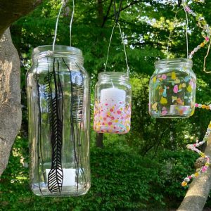 Wir basteln Gartenlichter